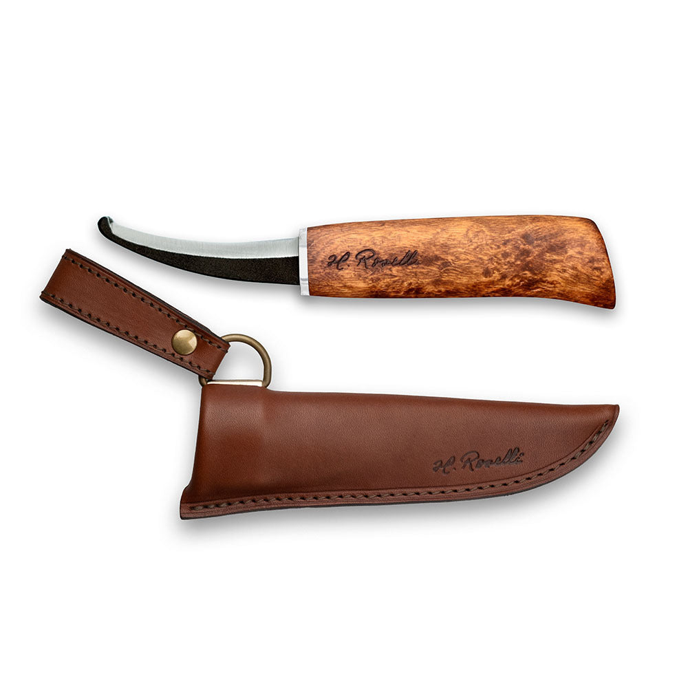 Opening knife round tip, dark